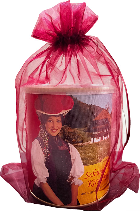 Schwarzwälder Kirschkuchen Dose als Geschenk